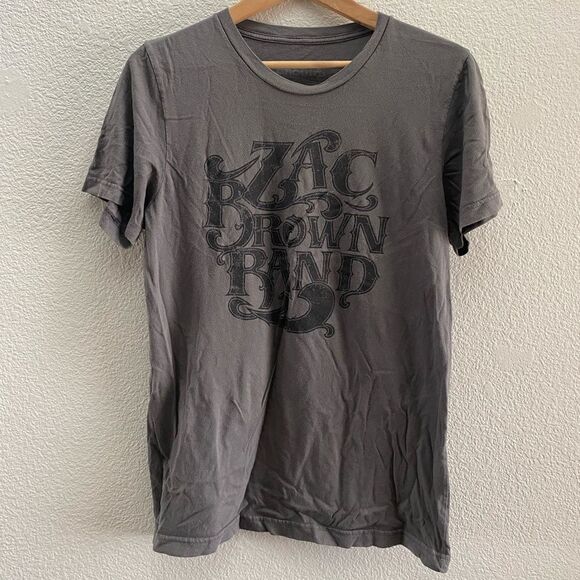 Zac Brown Band The Real Deal Southern Ground Gray T-Shirt Men's Medium - Picture 1 of 3